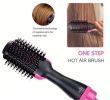 Hair Dryer and Blow Dryer Brush in One, 4 in 1 Hair Dryer and Styler Volumizer with Negative Ion Anti-frizz Ceramic Titanium Barrel Hot Air Straighten