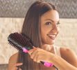 Hair Dryer and Blow Dryer Brush in One, 4 in 1 Hair Dryer and Styler Volumizer with Negative Ion Anti-frizz Ceramic Titanium Barrel Hot Air Straighten