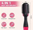 Hair Dryer and Blow Dryer Brush in One, 4 in 1 Hair Dryer and Styler Volumizer with Negative Ion Anti-frizz Ceramic Titanium Barrel Hot Air Straighten