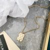Titanium Steel Plated 18k Gold Clavicle Chain Stylish Personality