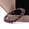 Vintage Style 8mm Red Tiger Eye Bracelet Anti-fatigue