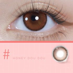 Mini Series Daily Color Contact Lenses (Option: Honey Peas-400degree)