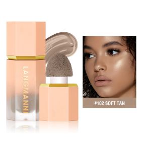 Cross-border Langmanni Three-color Liquid Repair Face Three-dimensional Deepening Contour Side Shadow Repair Makeup (Option: L2325102)