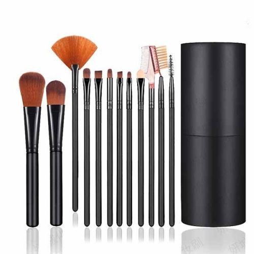 High-grade 12-piece Oval Barreled Brush Set
