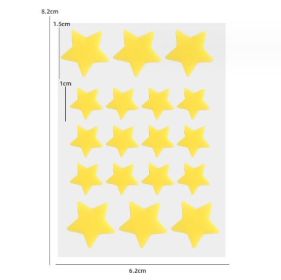 Colored Loving Heart Facial Hydrocolloid Acne Patch (Option: 18 Yellow XINGX)