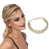 Bohemian Braided Headband, Oversized Classic Wide Braids