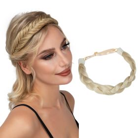 Bohemian Braided Headband, Oversized Classic Wide Braids (Color: Color#1)
