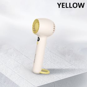 2023 koolmaax new fashion portable small fan, cool essential! In summer, bring mini fans to enjoy the cool breeze at any time, indoor and outdoor (Color: Yellow)