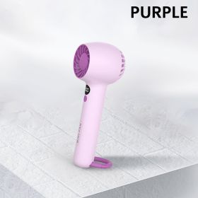 2023 koolmaax new fashion portable small fan, cool essential! In summer, bring mini fans to enjoy the cool breeze at any time, indoor and outdoor (Color: Purple)