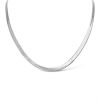 Stainless Steel Herringbone Chain Necklace / CHN9770