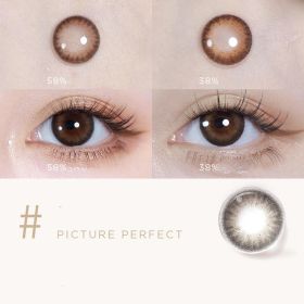 Mini Series Daily Color Contact Lenses (Option: Film Brown38-200Degree)