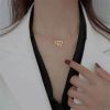 Heart-shaped Necklace Women Korean Version Clavicle Chain Wild Valentine's Day Gift