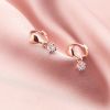 Women's Fashion Sterling Silver Heart Earrings