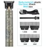 Vintage T9 Cordless 0mm Professional Hair Clippers Electric Trimmers For Men Clipper Hair Cutting Machine