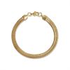 18k Gold PVD Coated Stainless Steel Herringbone Chain Bracelet / BRJ9082