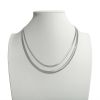 Stainless Steel Herringbone Chain Necklace / CHN9770