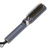 2 In 1 Folding Hot Brush Hair Straightener Brush Hair Straightening Comb Negative Ion Heat Brush Hair Straightener Hair Brush Straightener For Women/M